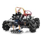 OSOYOO Omni-directinal Mecanum Wheels Robot Car Kit for Arduino | Metal Chassis DC Motor Robotic |STEM Remote Controlled Educational | DIY Coding for Kids Teens Adults