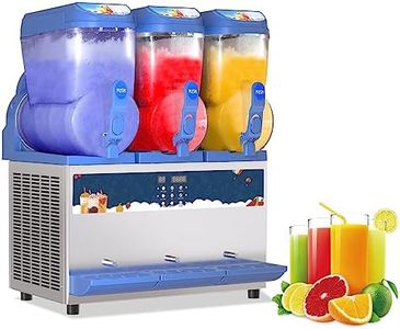 XPW Commercial Slushy Machine 1200W 45L Tanks Commercial Slushie Maker Machine 304 Stainless Steel Margarita Machine Efficient Cooling The Ideal Slush Machine for Bars Cafes Restaurants