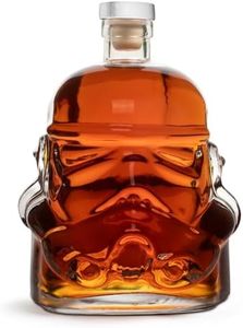 Decanter originale Stormtrooper, 750 ml, decanter per whisky trasparente, sigillo in sughero originale, per whisky, bourbon, scotch e gin, decanter per whisky per uomini e donne - ThumbsUp!