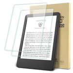 Suppeak 3-Pack Screen Protector Compatible with Kindle 6" 11th Generation 2022/ 10th Generation 2019, Tempered Glass Clear Film, Anti-Scratch, 9H Hardness, Easy Installation