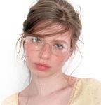 Chicid Fashion Blue Light Glasses for Women, Blocking Eyewear Y2k Office-Siren Aesthetic Rectangle Glasses Metal Frame