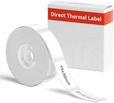 NIIMBOT Thermal Labels(0.59" x 1.18") Printer Sticker Paper with Self-Adhesive for D11/D110/D101 Label Maker,1 Roll of 210 (White)