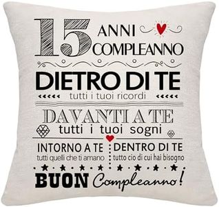 Bommex 15° Regali di compleanno Regali ispirati per ragazze ragazzi adolescenti figlia figlio nipote sorella fratello cugini amici Regali ispirati di buon compleanno (15)