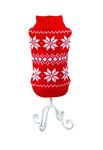 Gojira/Pet/Dog/Cat Woolen Sweater/Winter Clothes - (Red) (XL)