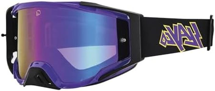 Spy Foundation Plus 3200000000029 SPY + SlayCo/HD Smoke with Purple Spectra plus HD Clear AFP Medium/Large Fit Ski Goggles for Men for Women + BUNDLE with Designer iWear Eyewear Kit