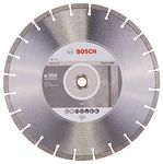 Bosch Professional Diamond Cutting Blade, Diameter 14" / 350mm & Segment Segment Height 10mm, 25mm Bore Pack Of 1