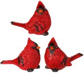 The Bridge Collection Classic Red Cardinal Figurines, Set of 3