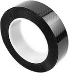 1 Roll Carbon Fiber Vinyl Wrap, Gloss Black Vinyl Wrap Self- Adhesive Carbon Fibre Film Tape without Bubble, Anti-scratch Vinyl Wrap for Cars, Suitable for Appearance & Interior of Motorcycle Car Mods