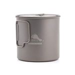 TOAKS Titanium Camping Pot Cup(375ml, 450ml, 550ml, 650ml, 750ml, 800ml, 900ml) … (750ml[POT-750])