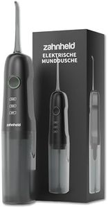 Zahnheld® Munddusche AQUADENT A2 | Kabellos | Für unterwegs und zu Hause | Water Flosser | Fördert eine effektive Reinigung der Zahnzwischenräume | 3 Programme