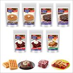 SOOPER BELGIAN WAFFLE PREMIX COMBO OF 7 SWEET & SAVOURY 7 kg