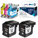 LCL Compatible Ink Cartridge LC129 LC129XL LC125XL LC129XLBK LC125XLC LC125XLM LC125XLY (5PK 2KCMY) Replacement for Brother J6520DW J6720DW J6920DW