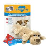 HuggiePup by Pets Know Best- Cuddly Puppy Behavioral Aid Toy, Great for Crate Training- Pulsing Heartbeat, Heating Pack- Golden Dog