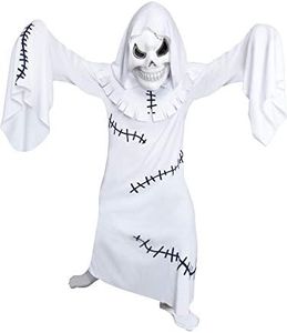 amscan- Christy's Disfraz para niño a Partir de 3 años 995995 Halloween, Dibujo Animado, Color Blanco, X-Small UK 4-6