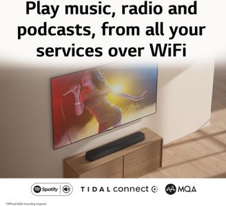 LG Bluetooth Soundbar for TV – Dolby Atmos 3.0 Channel Audio