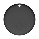 GNASTAS Key Finder, Wallet Tracker Works with Apple Find My (iOS only), Replaceable Battery, Water-Resistant, Bluetooth Item Finder for Bags, Luggage, Pets & Backpack 1Pc (Black) (Air Tag Round)