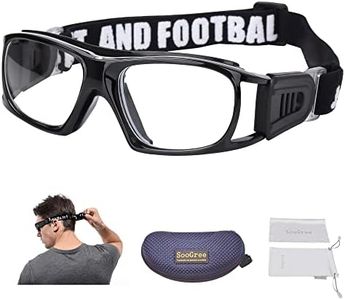 SooGree Sport Glasses Goggles for Men Women Basketball Football Sport Goggles Anti Fog Shock Collision Wearable Safety Goggles