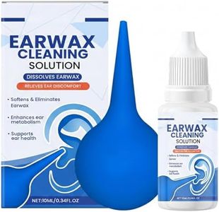 Ohrenschmalzentferner 10ml, Ohrentropfen Zur Ohrenreinigung, Sanft Reinigung Der Ohren,Schnell Klein Für Die Ganze Familie