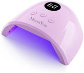 MelodySusie UV Nail Lamp, Plus30F UV Light for Gel Nails LED Nail Dryer with 3 Timer, Smart Sensor, LCD Display Fast Curing Gel Nail Polish Nail Art Tools Manicure Accessories (Purple)