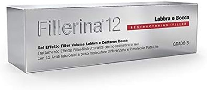 Fillerina 12 - Gel efecto relleno reestructurante para boca y labios con punta aplicadora, grado 3, 7 ml