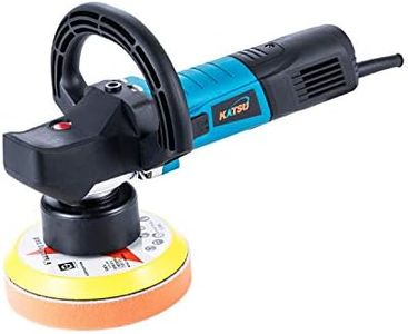 KATSU Dual Action Car Polisher, 850W 150mm Random Orbital Polisher, Electric Buffer Polishing Waxing Machine, 6 Variable Speeds, Car Detailing with Foam Pad 100371