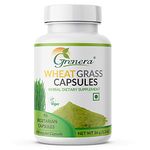 Grenera Wheatgrass Capsules 400 mg – 90 Vegetarian Capsules/Bottle