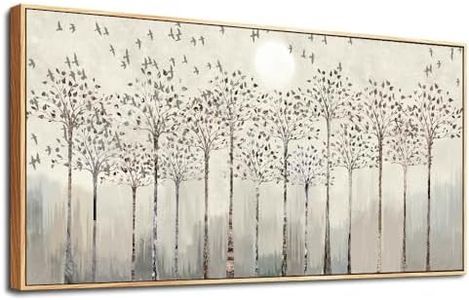 Scenery Abstract Wall Painting Framed Canvas Wall Art For Living Room Large Size Wall Decorations For Bedroom Office Wall Decor Pictures Artwork Canvas Prints Home Boho Wall Decor Natural Wood Framed