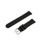 StrapHabit Waffle Rubber Dive Watch Strap with Stainless Steel Buckle - Durable 22mm Watch Band Replacement for Men and Women, Black