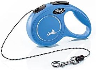 Flexi Classic Cord Retractable Dog Lead, Blue