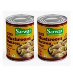 Sarwar Button Mushroom Gold, 800 gm ( Pack of 2)