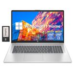 HP 17.3" FHD IPS Business Laptop, Intel i3-1215U, 32GB RAM, 2.16TB Storage (2TB SSD+160GB Docking Station Set), Intel UHD Graphics, HD Webcam, Numpad, Natural Silver, Windows 11 Home