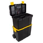 Stalwart 75-3042 Stackable Mobile Tool Box with Wheels
