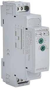 Time Delay Relay, CNAODUN Delay On HYCRT8-A1 0.1s-10day Delay AC/DC 24-240V Power On Delay Relay DIN Rail Mount Type