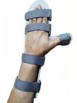 Helrdx Aluminum Wrist Hand Orthosis Full Cockup Stroke, Fracture & Paralysis Splint For Hand (For Left Hand, Small)