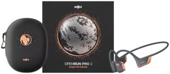 SHOKZ OpenRun Pro 2 Bone Conduction Sport Headphones, Rose Gold Gift Edition, Amazon Exclusive Rose Gold; Premium Gift Box; DualPitch Sound; Open-Ear; Smart Mic; IP55; 12H Battery