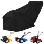 MRWiZMS Tiller cover, Rotavator cover, Petrol rotavator cover, 420D Oxford fabric UV, Waterproof, Dustproof, Universal rototiller cover with black protective bag