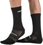 Creepers Blister Busting Merino Wool Toe Socks, Crew Length Hiking & Trails, Unisex for Men & Women from Socks | Large