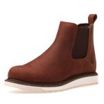 SL-Saint Handmade Soft Toe Chelsea Boots For Men Classic Fashion Genuine Goodyear Welted Full Grain Leather Ankle Basic Work Shoes (Brown, Adult, Men, 8.5, Numeric, UK Footwear Size System, Wide)