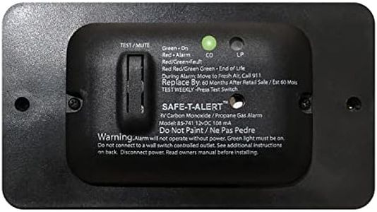 MTI INDUSTRY Safe-T-Alert 85 Series Carbon Monoxide Propane Gas Alarm - 12V - Black [85-741-BL]