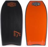 Morey Mach 7X 41.5-42.5" Bodyboard - Choose Size and Color (Black/Orange, 42.5")