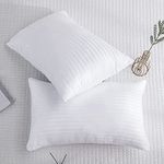 HFI UrbanArts Comfort Polyester Fiber Pillows - Pack of 4 Pcs, 17 x 27 Inches, 43 x 69 Cms, White