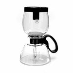 Yama Glass 5-Cup Stovetop Siphon Coffee Maker, 15 Oz Vacuum Brew, Heat-Resistant Borosilicate Glass