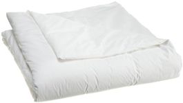 National Allergy Premium 100% Cotton Duvet Comforter Protector - Full/Queen - 86" x 86" - White - Hypoallergenic Dust Mite & Bed Bug Proof Breathable Cover - Zippered Encasement