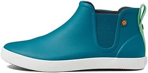 BOGS Women's Kicker Rain Chelsea Shoe, Dark Turquoise, 10 US