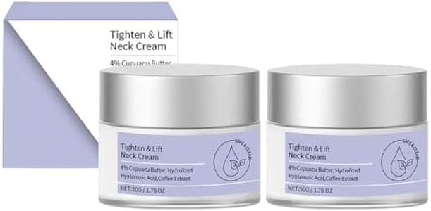 LFCFBH 2PCS Neck Firming Cream, Tighten and Lift Neck Cream, Neck Tightening Cream, Moisturizer for Firm, Youthful Skin, Anti Aging Smoothes Wrinkles Skin