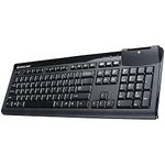 IOGEAR 104-Key Keyboard with Integrated Smart Card Reader (GKBSR201)