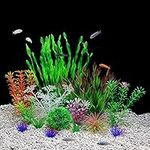 QUMY Aquarium Plants Plastic Artifi