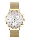 Ted Baker Mens Stainless Steel Chronograph Watch (White_Free Size)