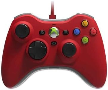 Hyperkin Xenon Wired Controller for Xbox Series X|S, Xbox One & Windows 10|11, PC, Plug and Play Gaming Gamepad with 3.5MM Audio Jack, Impulse Triggers, Christmas Gift Ideas- Red - Officially Licensed