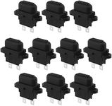 VGOL 10PCS Standard Blade Fuse Holders with Covers 250V 50A Short Circuit & Overload Protection for Automotive Car SUV Truck Boat Motorcycle DC Applications